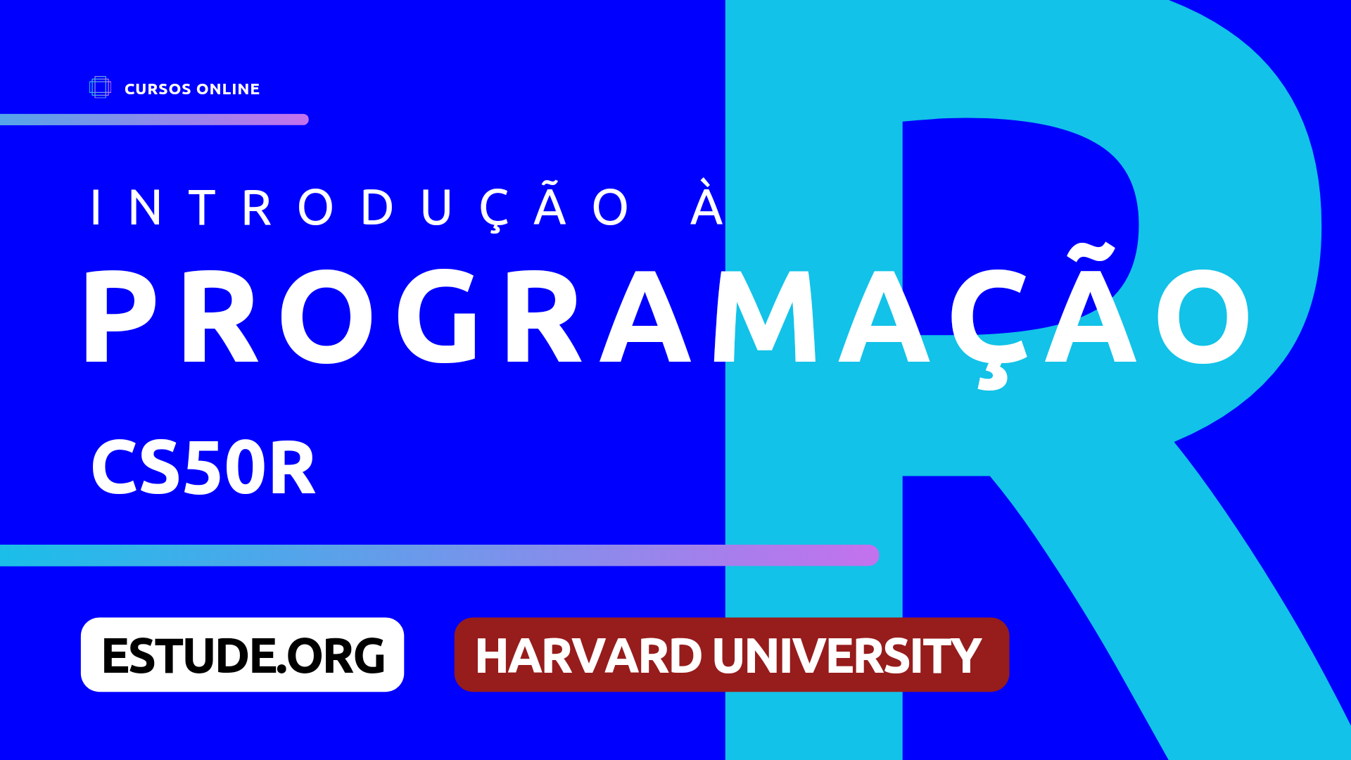 CS50R: Curso de Introdução à Programação com R – Harvard